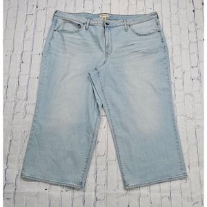 Madewell The Perfect Vintage Jeans Wide Leg Edmund Wash WOMENS PLUS SIZE 28W